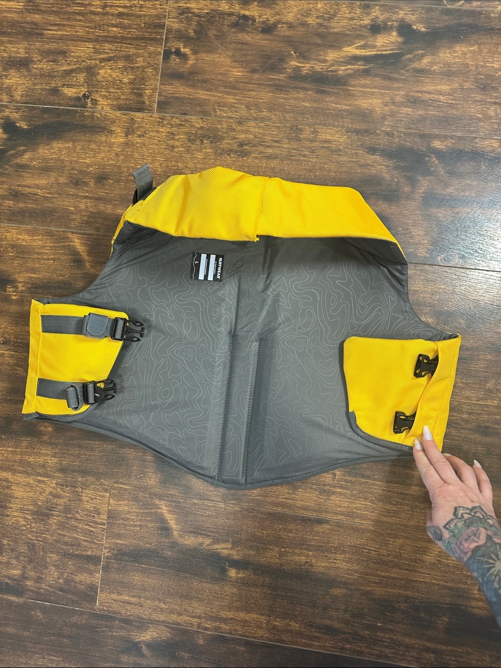 Ruffwear Float Coat Dog Life Jacket L Yellow 💛 Like New! NWOT - Picture 4 of 10